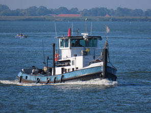 Carleine duw en sleepboot