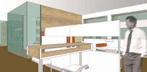 ehemaliges nixdorf gebäude drahtler architekten planungsgruppe dortmund visualisierung bürogebäude b1 neu umbau