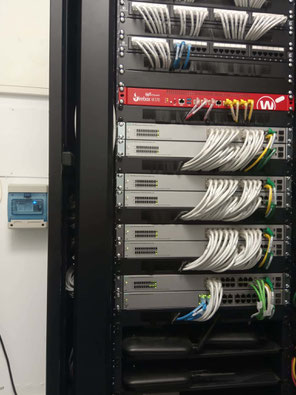 Rack para sistema centralizado IP AXES en modo Wiegand