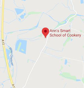 Ann's Smart School of Cookery map location Essex