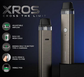 XROS POD Vaporesso in Libre Vapeo Madrid
