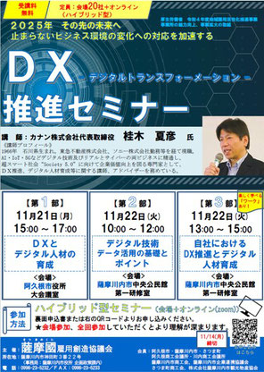 DX・デジタル人材育成研修の講師を務めるカナン株式会社の桂木夏彦