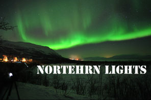 Nortehrn Lights Aurora Boreale Aurora Abisko Narvik Kiruna