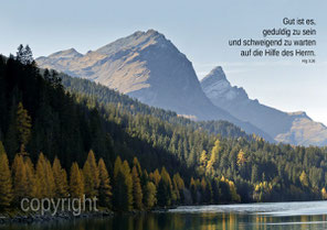 Berglandschaft, Klagelieder 3,26