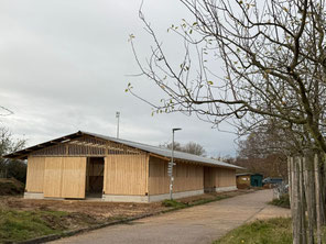 Stall ohne Gerüst