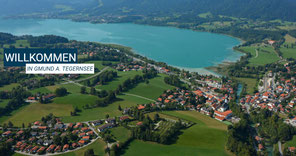 Luftaufnahme von Gmund und dem Tegernsee - entnommen aus der Gemeinde-Homepage