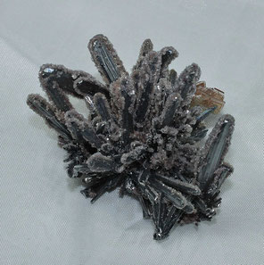 Barite on Stibnite Baia Sprie Romania