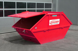 Absetzmulde Container für Müll, Altholz und andere Abfälle