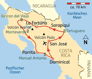 SKR Kleingruppenreisen Costa Rica Natururlaub & Rundreise mit Baden in kleiner Gruppe mit Flug 2019 2020