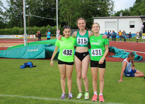 vl: Amelie Nagel, Sarah Bischoff, Lena Schießer