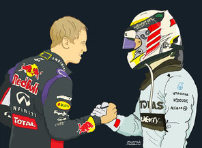 Sebastian Vettel by Muneta & Cerracín