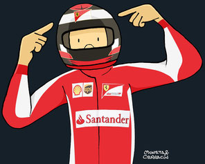 Kimi-Matias Räikkönen by Muneta & Cerracín