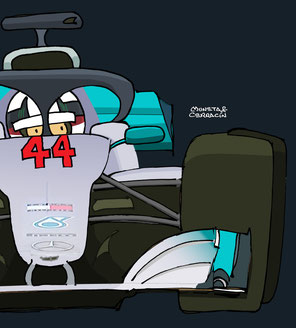 Lewis Hamilton by Muneta & Cerracín