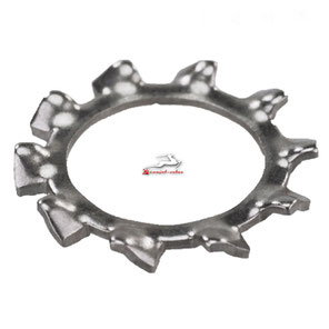 252239-П (252239-П2, 252239-P, 252239-P2) Verzinkt Zahnscheibe aussengezahnt. Serrated washer countersunk. Шайба 16 пружинная.