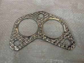 412-1203019 Dichtung Hosenrohr Abgasrohr Flammrohr Rohr Moskwitsch M412 / M2140. Downpipe / exhaust pipe gasket Moskvitch 412 / 2140. Прокладка метализированная приемной трубы (штанов) Москвич М412 / М2140.