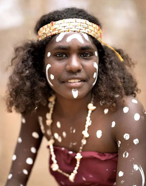 peinture-aborigene-australie-dictee-cm1-visage
