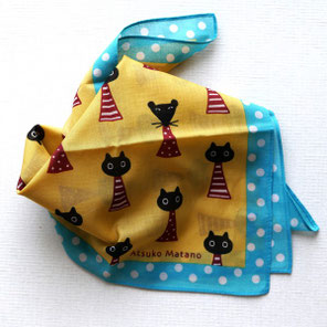 foulards en voile de coton japonais d'Atsuko Mtano