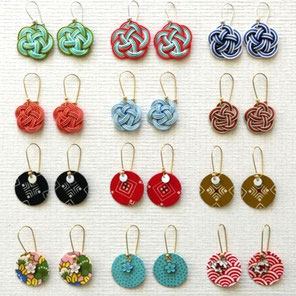Bijoux japonais en papier et en mizuhiki