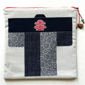 Trousses ou pochettes en tissus japonais