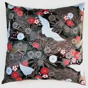Housses de coussin carrées en tissus japonais