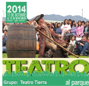 Teatro Tierra en Teatro al Parque 2014