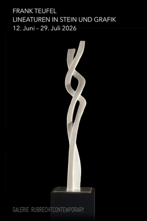 Frank Teufel, 2021, 21019, Blaufalter Marmor, Höhe 99cm, Exponat verkauft. Galerie Leander Rubrecht, Wiesbaden