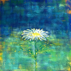 Margeriten Traum, Resonance Gouache & Acryl
