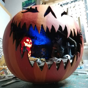 ジオラマひょうたん　ハロウィンだョ、全員集合！