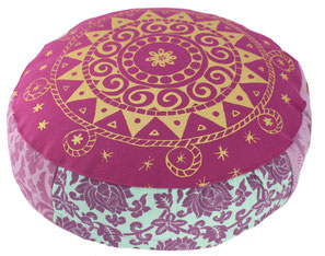 Meditationskissen rund H 10 cm mehrfarbig