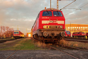 225 806 im Bahnbetriebswerk Braunschweig - 26.12.2014