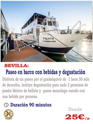 paseos en barco sevilla para despedida de soltera