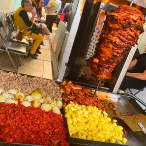 Tacos al pastor para fiestas