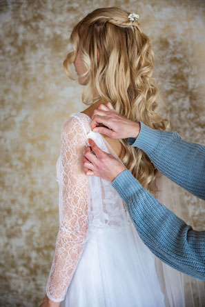 Brautkleidänderung