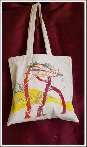 peinture sur coton
