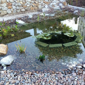 Gartenteich, Bachlauf anlegen in  Regensburg-Straubing-Cham