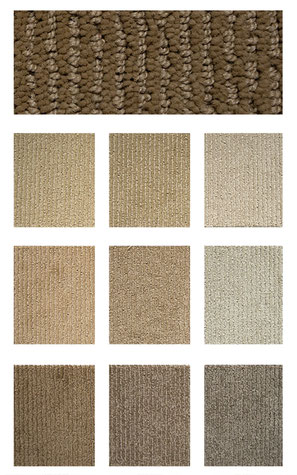 cut and loop pile carpet