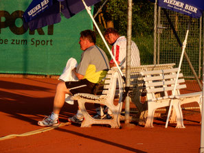 Walter Thrainer mit Hermann Aigner im 1er Doppel