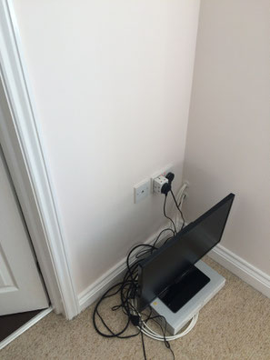 Wall Mount Tv And Sky Box But Hide Cables Trevange Connecting