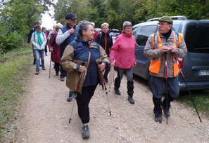 Jean Paul nous guide dans les bois de Sauvigny
