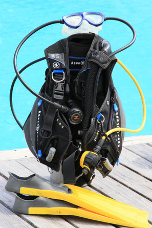 Equipments of HiRO DiVE BORA BORA