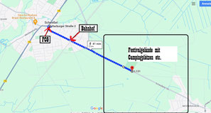 Fussmarsch zum Einsatzort