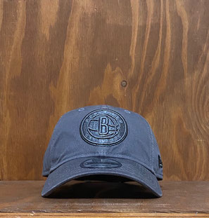 【NBA：ブルックリン・ネッツ】Brooklyn Nets New Era Tonal Team Pop 9TWENTY Adjustable Hat (Graphite)