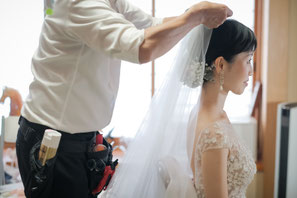 岐阜・各務原の自宅婚でのヘアメイク 関市、美濃加茂、土岐、多治見や大垣、愛知・三重にも出張可能