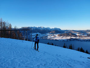 Grünberg Skitour, Gmunden, Mülibankerl, Grünbergalm, Traunsee, Salzkammergut, Oberösterreich