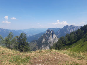 Route vom Gasthaus Kleefeld auf den Sparber