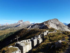 Goinger Festung, Goinger Stollen, Dolomiten, Sas di Stria