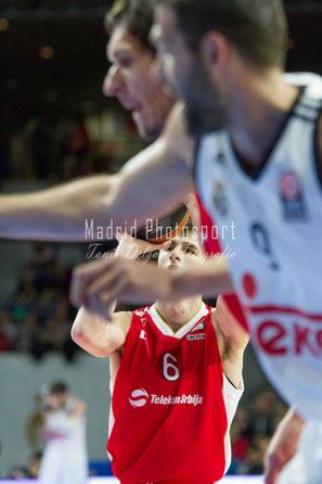 Baloncesto. Euroliga, Real Madrid, Estrella Roja. Nemanja Dangubic