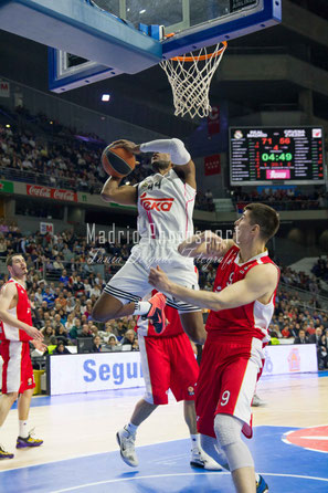 Baloncesto. Euroliga, Real Madrid, Estrella Roja. Marcus Slaughter