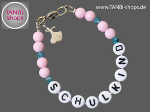 Schulkind, Armband Schulkind, Armband Schulkind Mädchen, Schultütenfüllung Mädchen, Zuckertütenfüllung Mädchen, Einschulungsgeschenk Mädchen, Geschenkidee Einschulung Mädchen, Armband Ballerina, Armband rosa, Schulkind 2022