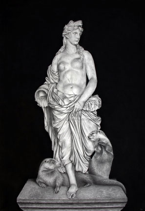 eau water wild allegories drawing pencil artist dessin original Magali Lapeyre-Mirande